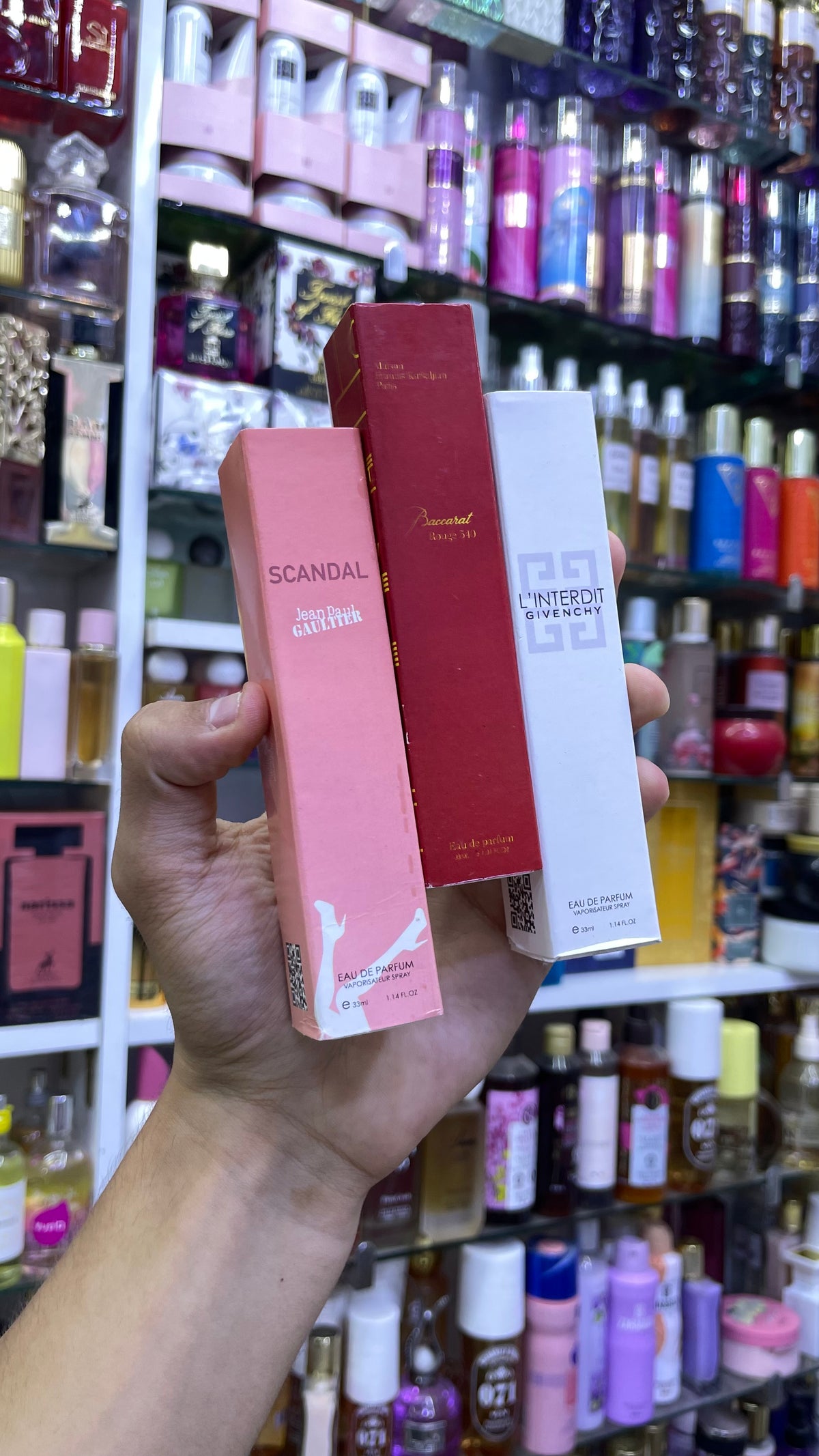 Scandale😍+bacarat rouge❤️+givinchy 💖