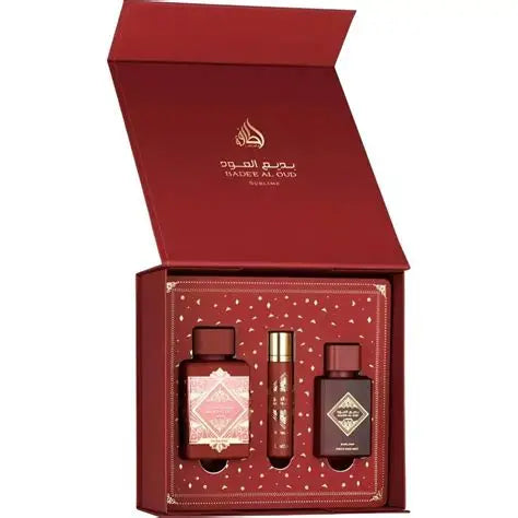 Coffret Bade'e Al Oud rouge
